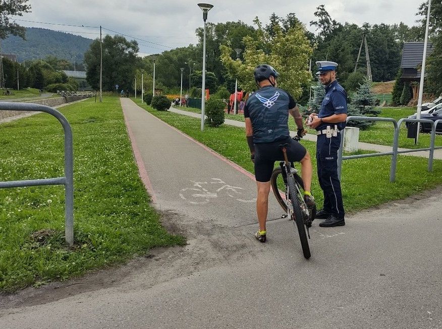 Rowerzysta zapłaci 2500 zł. Policjanci nie będą się patyczkować