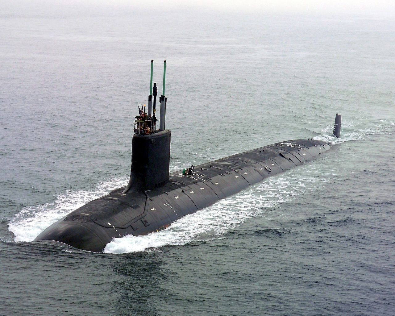 Nowy myśliwski okręt podwodny USA zwodowany. Korzysta z potęgi atomu