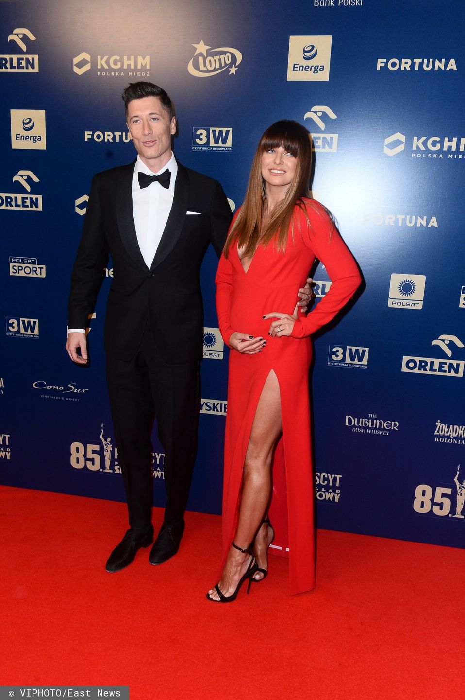 Anna i Robert Lewandowscy w 2020