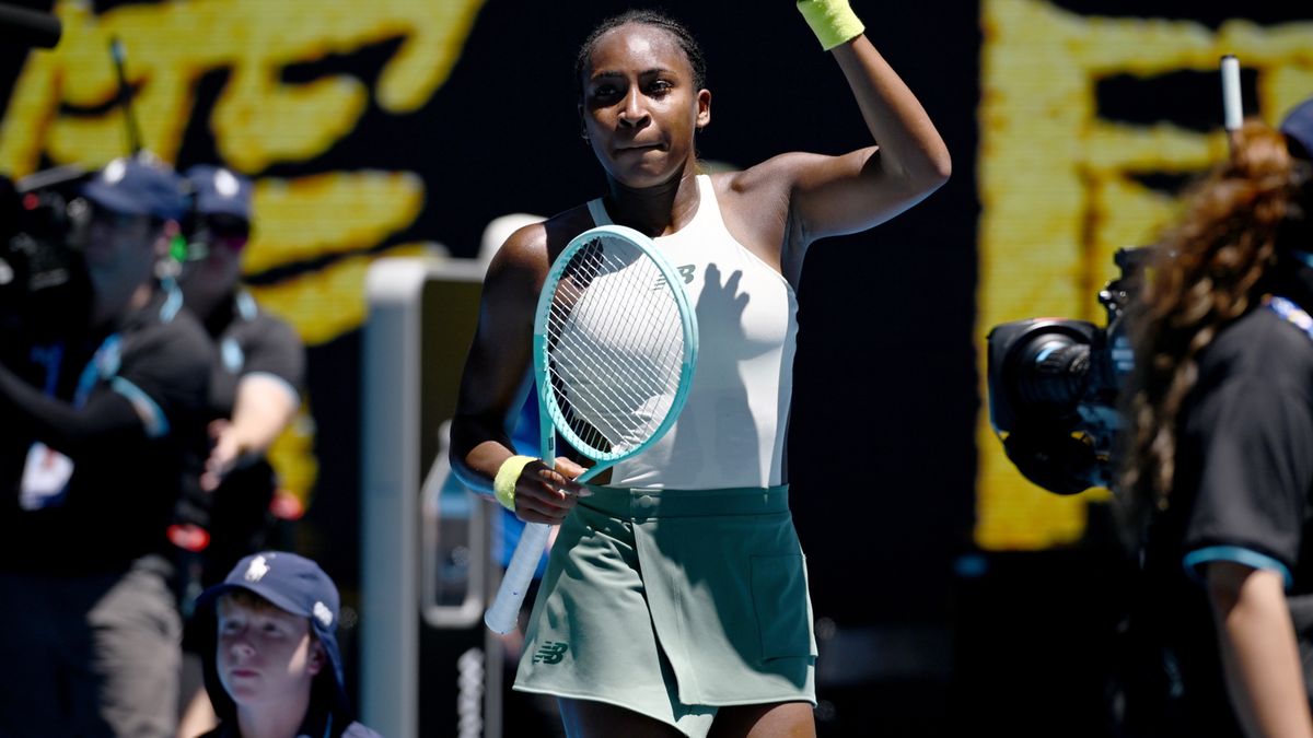 PAP/EPA / JOEL CARRETT / Na zdjęciu: Coco Gauff