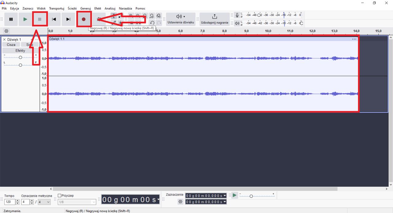 Jak rejestrować dźwięk z komputera przy użyciu Audacity?