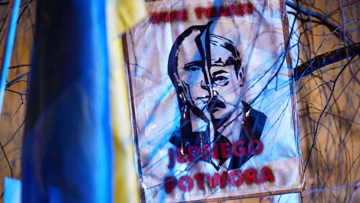 Atak na Ukrainę  protesty przed ambasad? i konsulatami Rosji w Polsce