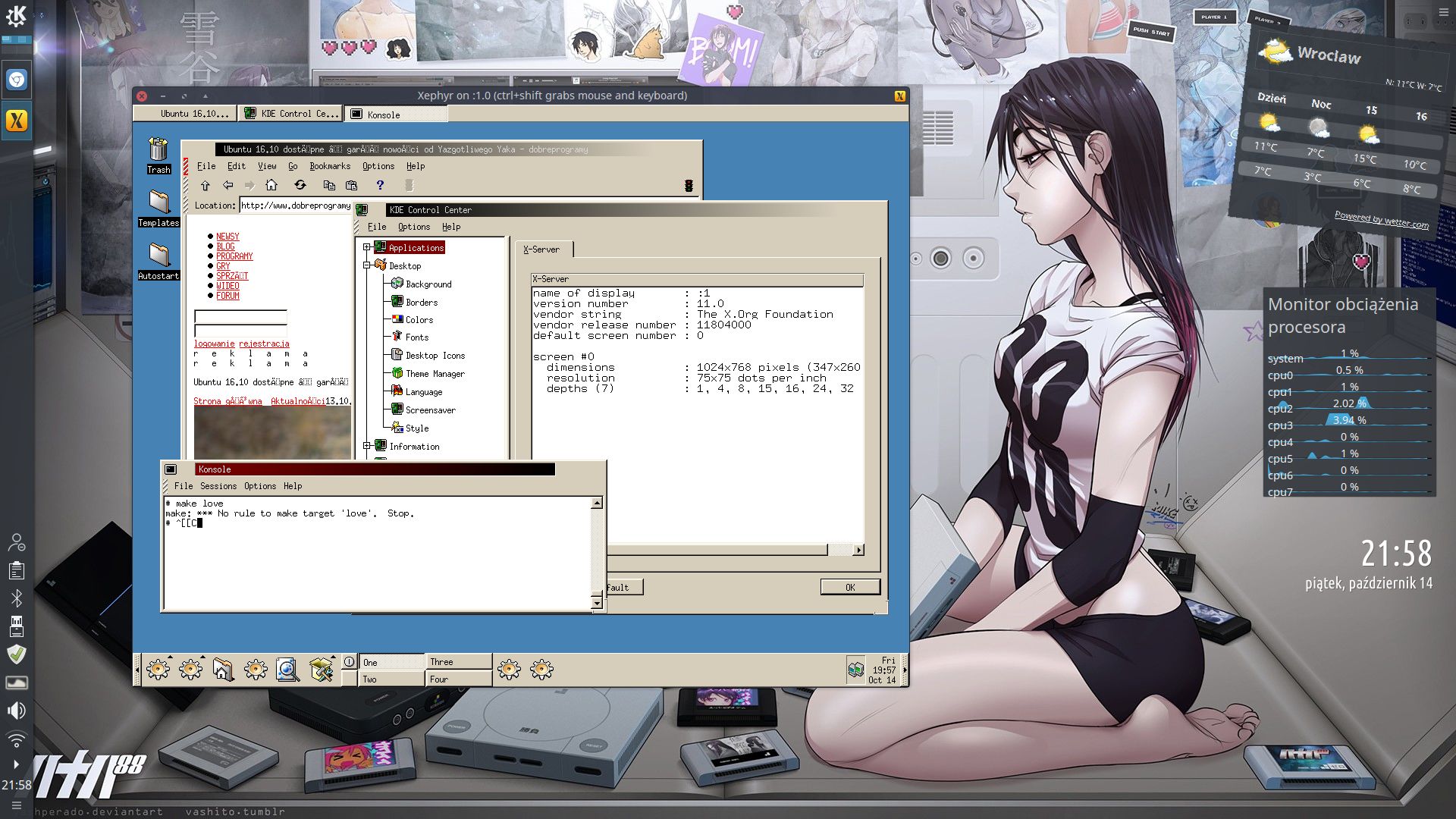 Dwadzieścia lat minęło: KDE 1 w KDE 5.8