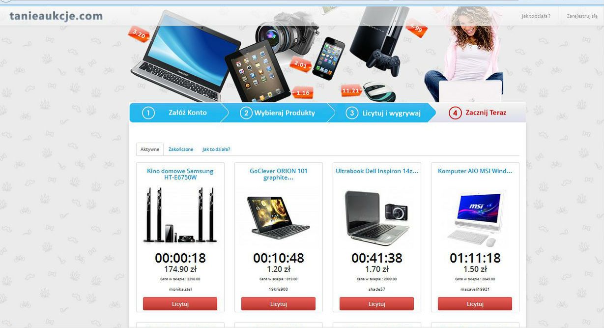 Sprzęt elektroniczny za złotówkę? Nie, TanieAukcje.com to zwykły przekręt 2