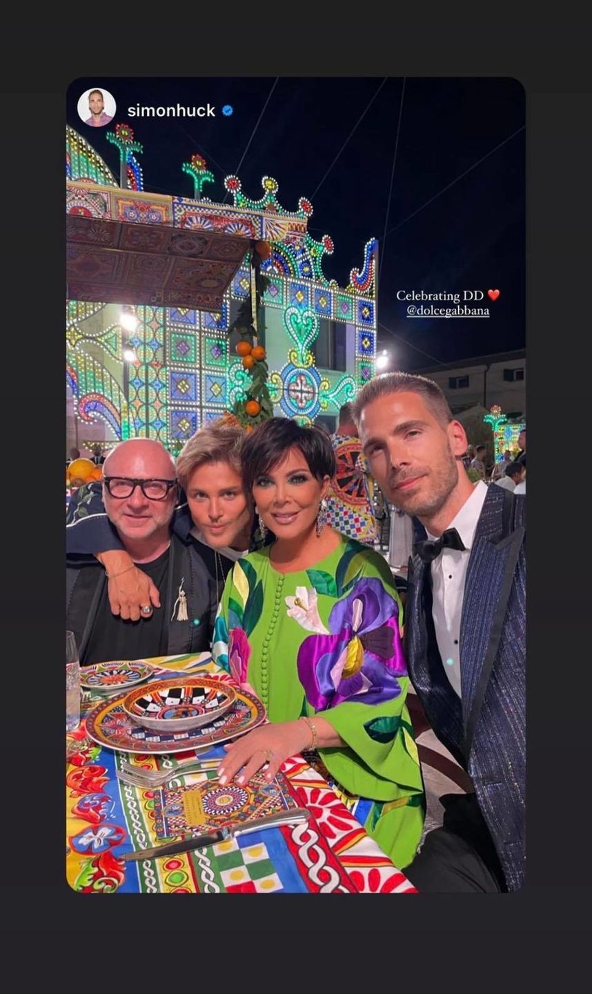 Stylizacja Kris Jenner z imprezy