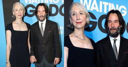 Keanu Reeves i Alexandra Grant pozują razem na premierze spektaklu po plotkach o ŚLUBIE