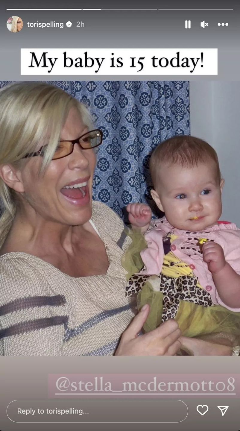 Tori Spelling świętuje 15. urodziny córki