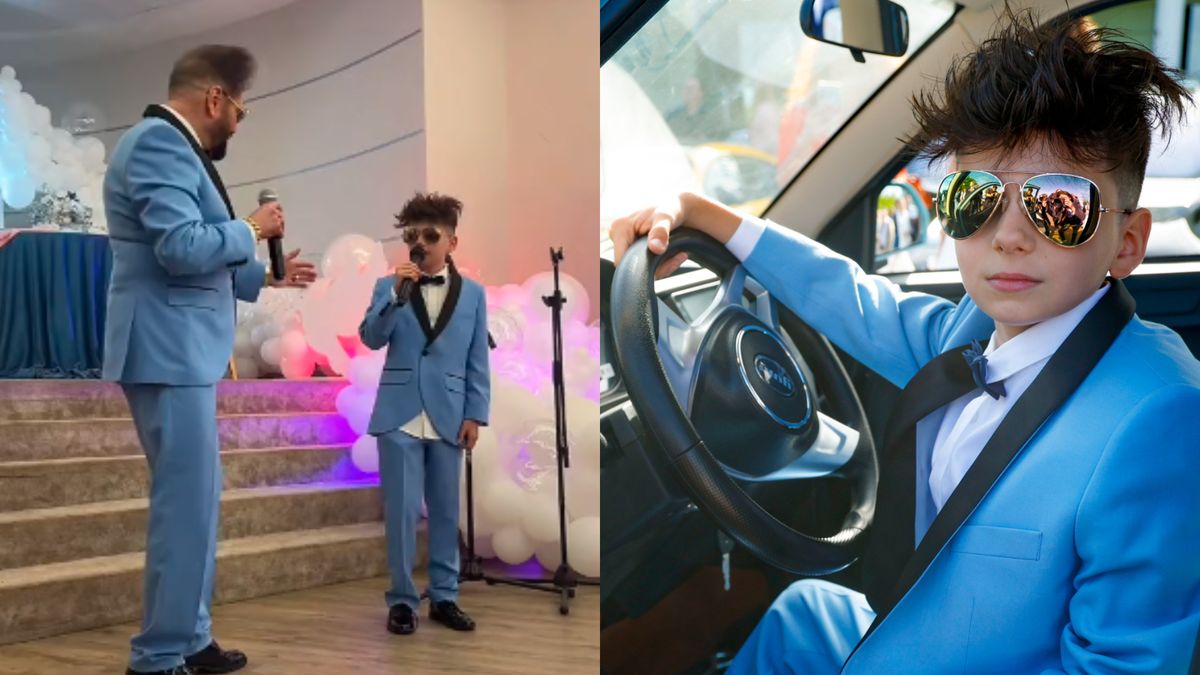 Krzysztof Rutkowski z synem pochwalili się umiejętnościami wokalnymi