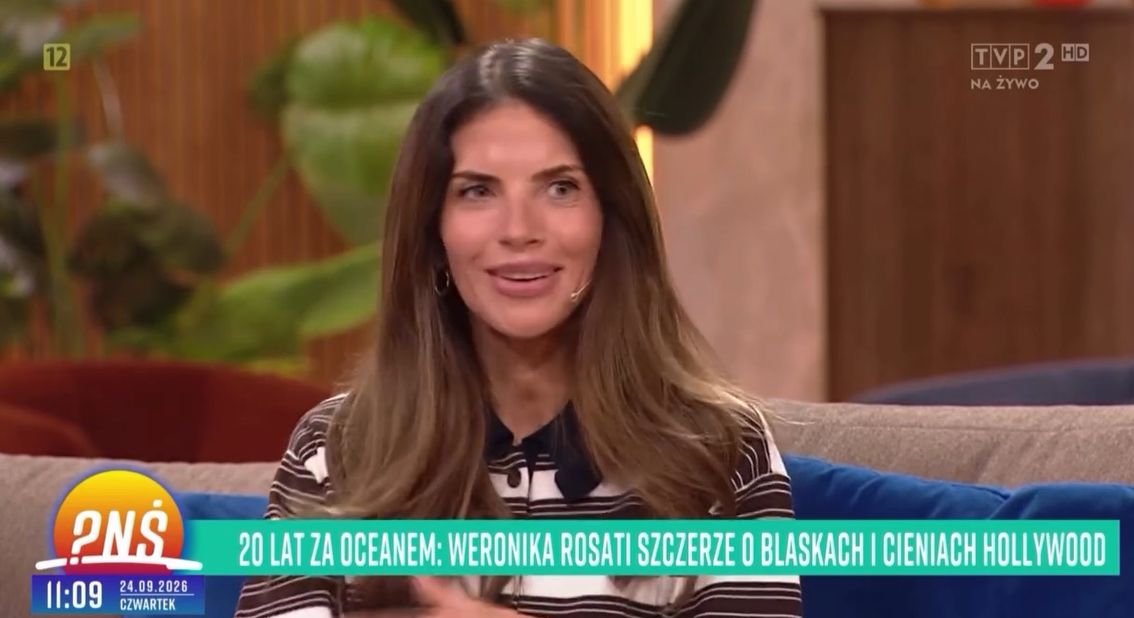 Weronika Rosati o życiu w USA i powrotach do Polski w "PnŚ"