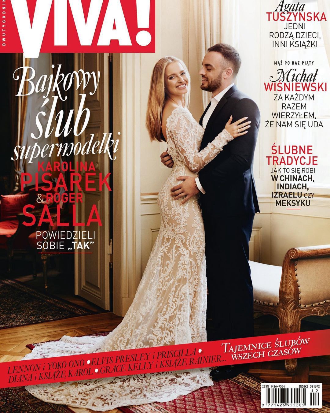 Karolina Pisarek i Roger Salla na okładce magazynu "Viva"