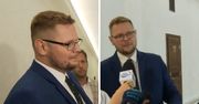 Woś wyraźnie zdenerwowany. Przerwał konferencje z dziennikarzami