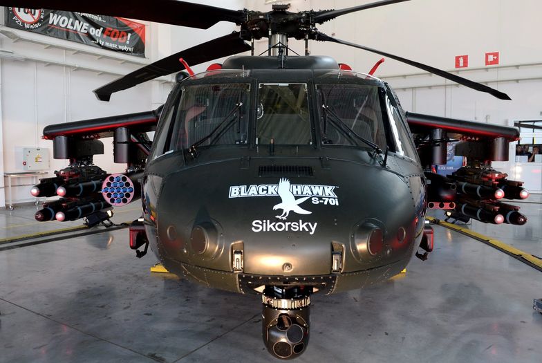 W Mielcu zaprezentowano uzbrojony śmigłowiec Black Hawk