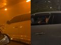 Filmował luksusowe auto. Nagle kierowca opuścił szybę