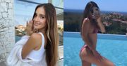 Marina Łuczenko pręży ciało nad basenem i grozi: "Nowa muzyka niedługo"