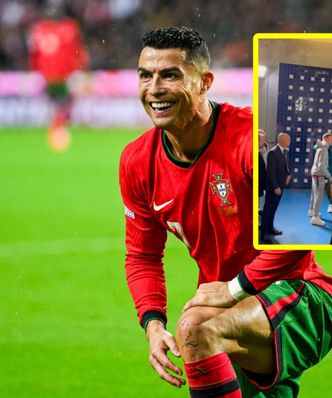 Przy autokarze trafili na Ronaldo. Zobacz, co zrobili polscy piłkarze