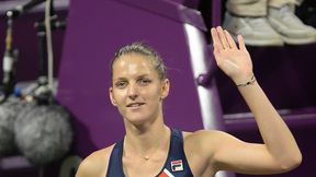 WTA Doha: 21 asów Karoliny Pliskovej, drugi finał Czeszki w sezonie. Monica Puig zatrzymana