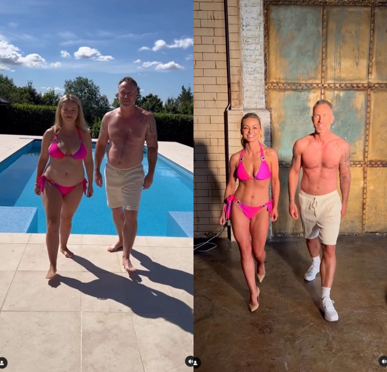Ola Jordan i James Jordan chwalą się metamorfozą