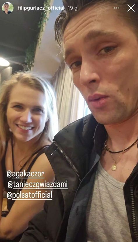 Filip Gurłacz i Agnieszka Kaczorowska