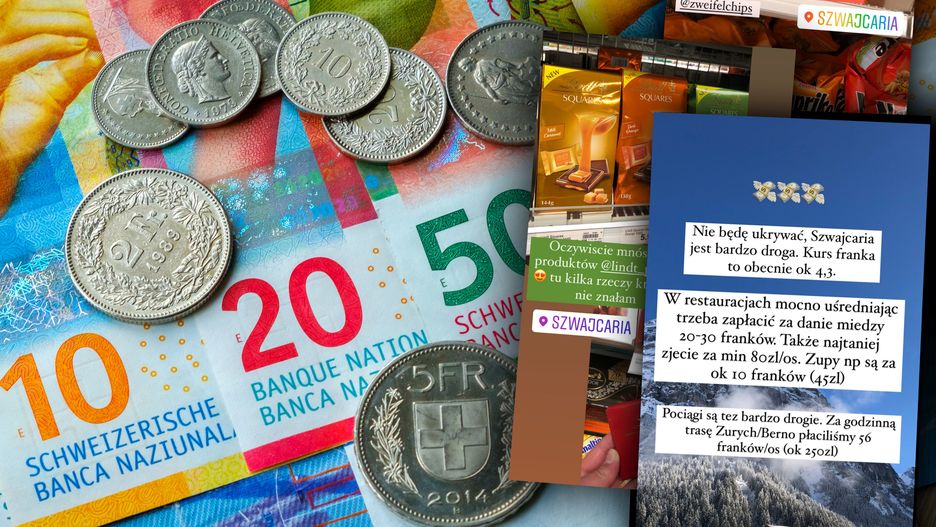 Szwajcaria jest drogim krajem. Ceny potrafią zaskoczyć 