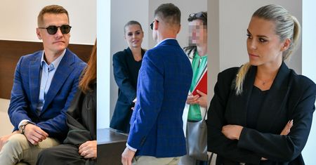 Tak wyglądało spotkanie Marcina Mroczka i Marleny Muranowicz w sądzie. Byli partnerzy PODALI SOBIE DŁONIE