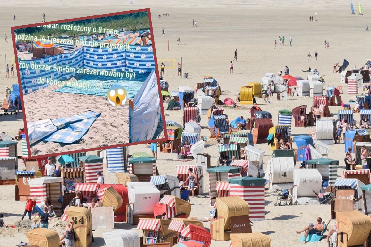 "Godzina 14 i nikt nie przyszedł". Absurd na plaży w Międzyzdrojach