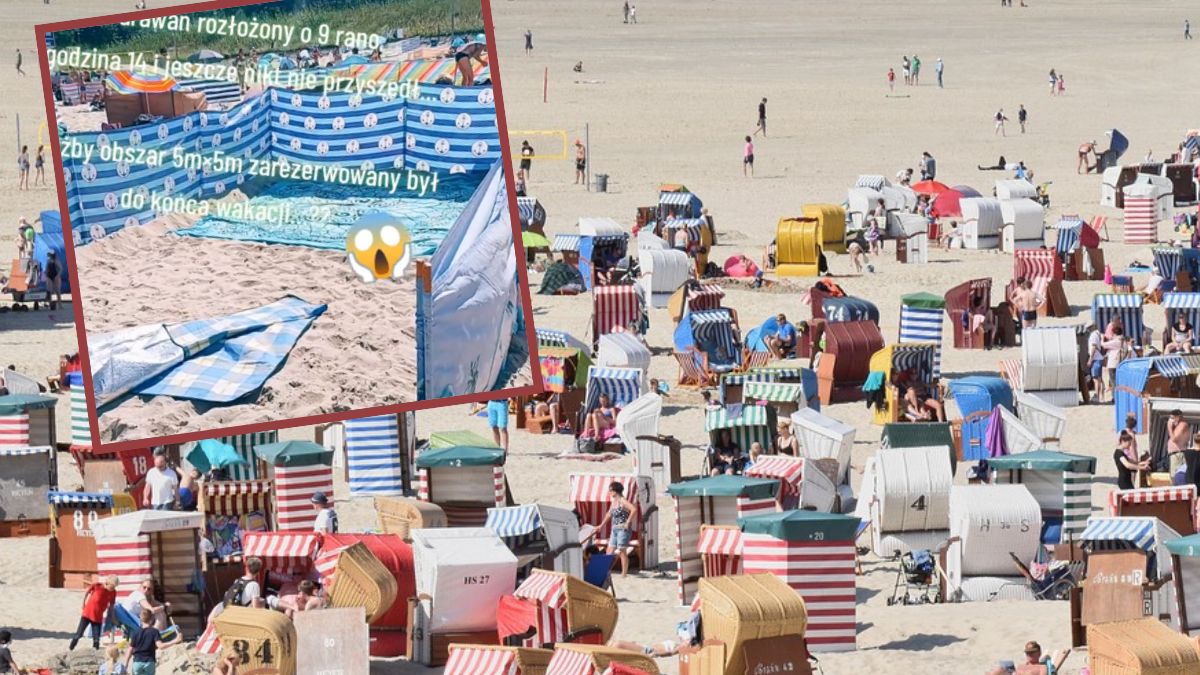 Pokazała absurd na plaży w Międzyzdrojach