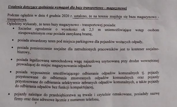 Pismo do mieszkańców z WIOŚ