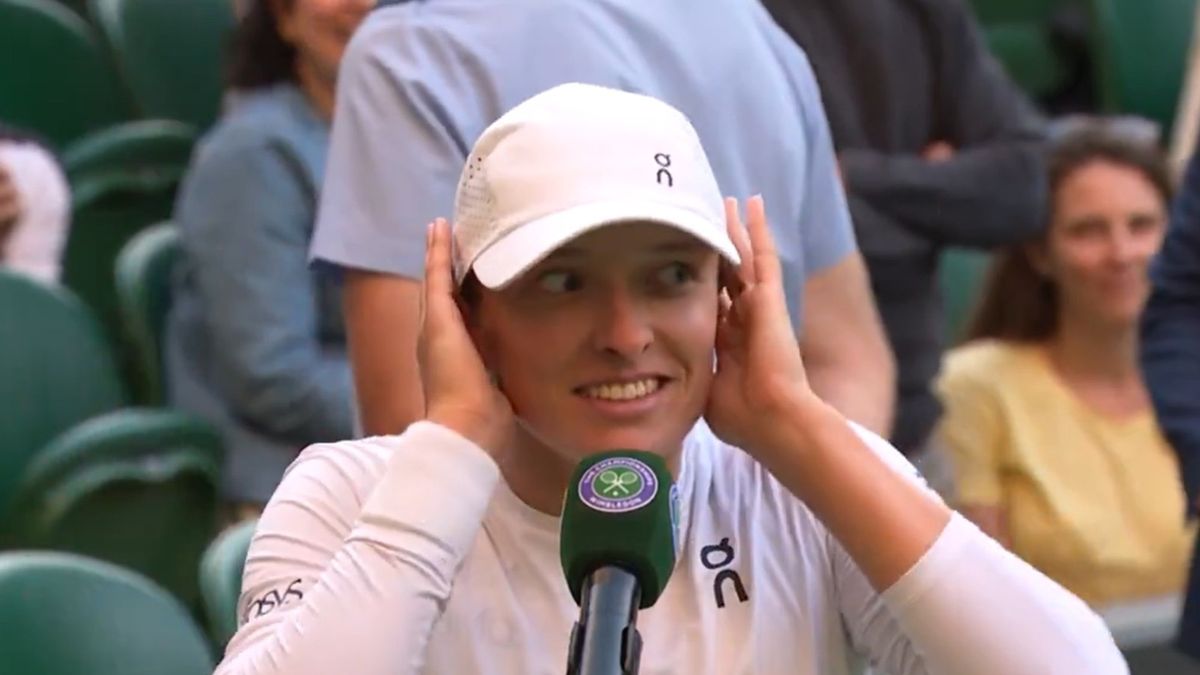 Twitter / Wimbledon / Iga Świątek