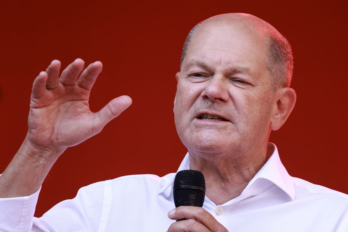 Jest najnowszy sondaż w Niemczech po wyborach w Turyngii i Saksonii. Na zdjęciu kanclerz Niemiec Olaf Scholz