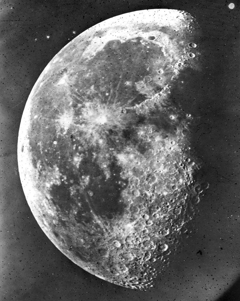 Zdjęcie Księżyca wykonane przez Drapera w 1863 r.