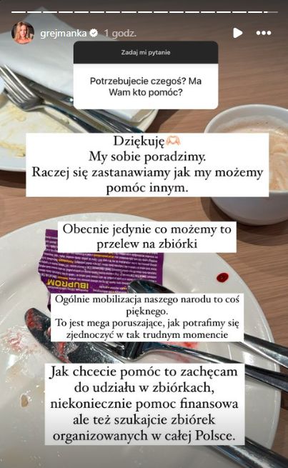 Odpowiedzi Anny Kurek na InstaStories