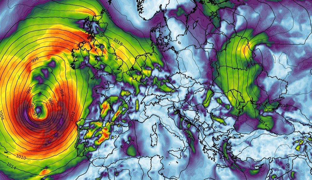 Cyklon Georgina wkracza do Polski. To on będzie kształtował pogodę w weekend