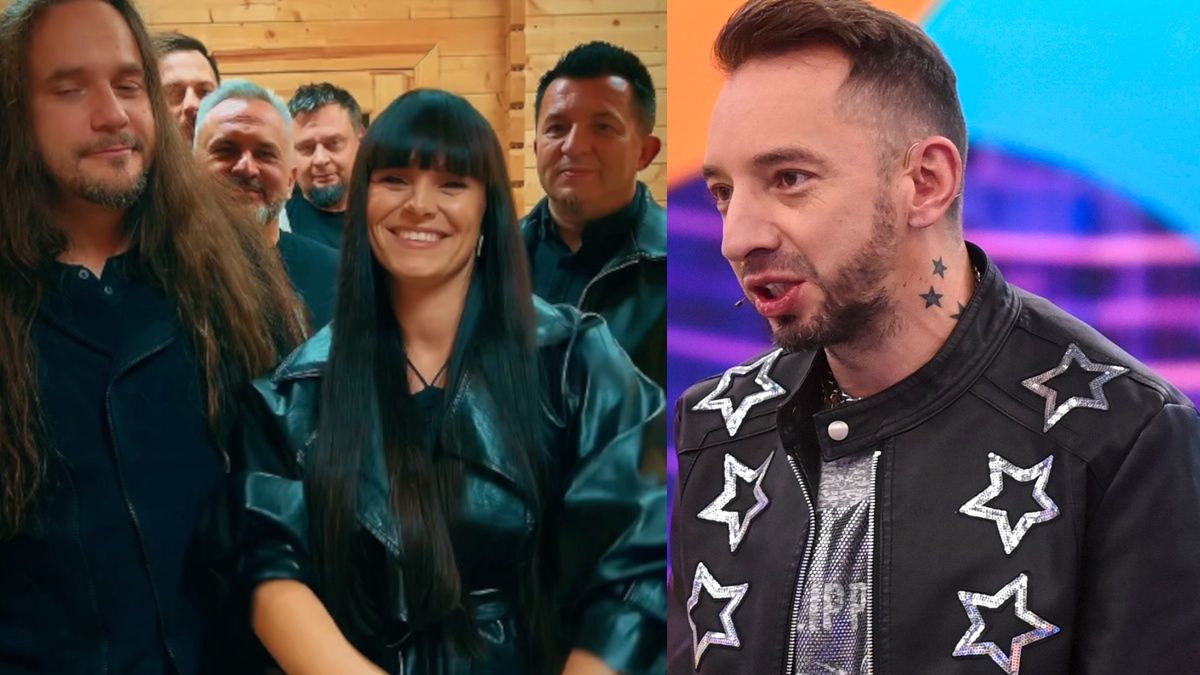 Muzycy zespołu Łzy i Adam Konkol