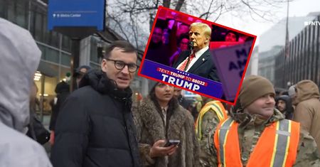 Zaskakujące nagranie z Morawieckim. Tak chciał wejść na wiec Trumpa
