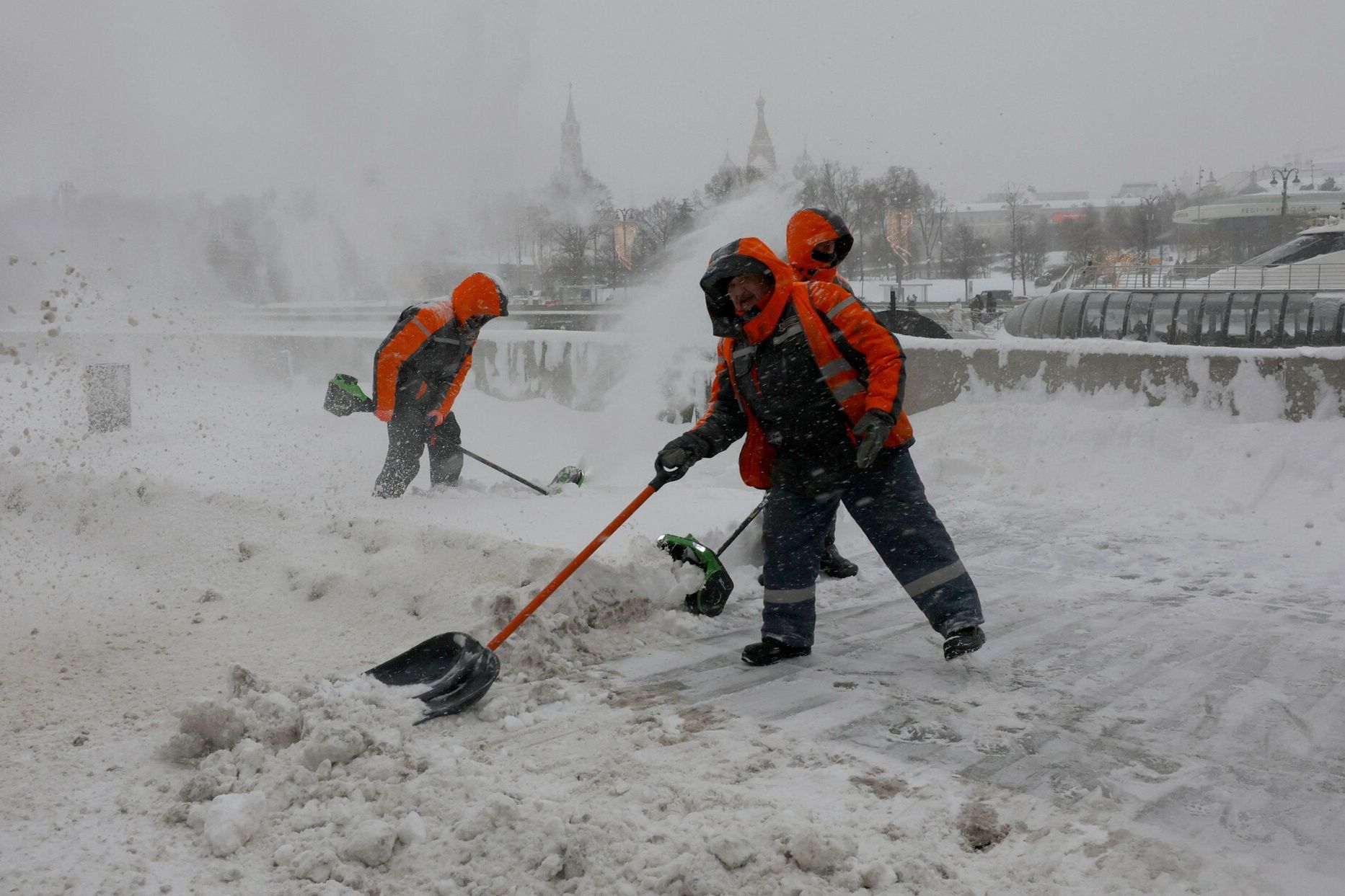 wiadomości,aktualności,WP Wiadomości Rosjanie wyszli na ulice. Wszystko przez atak zimy