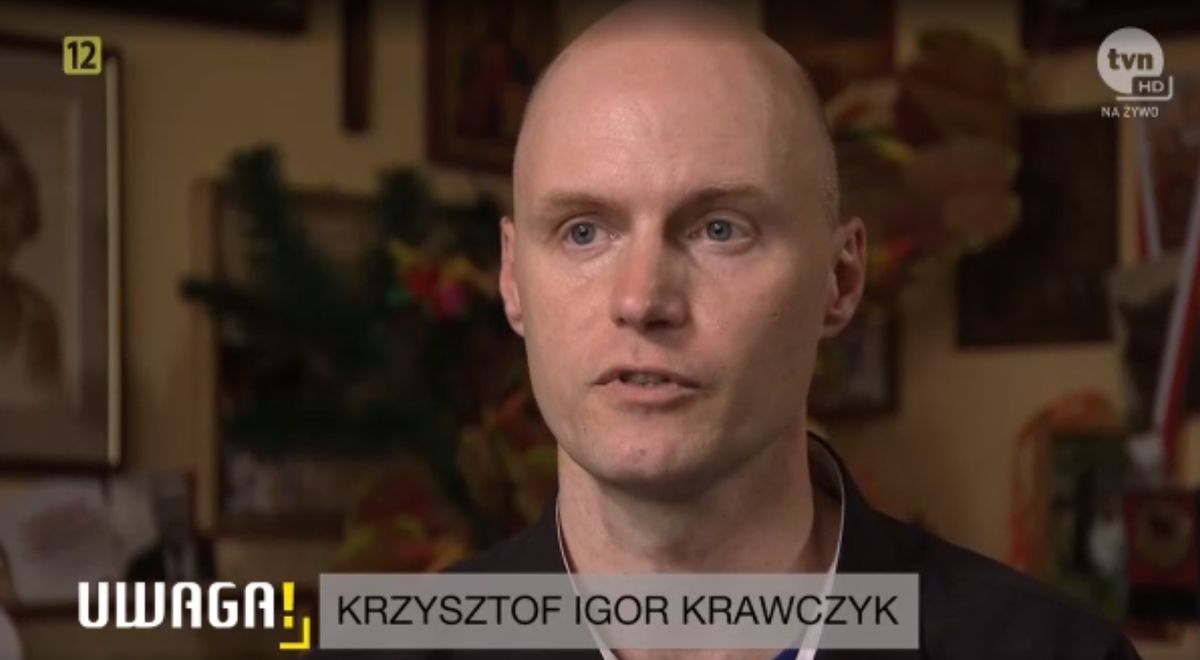 Krzysztof Igor Krawczyk po śmierci ojca znowu usiadł przed kamerą