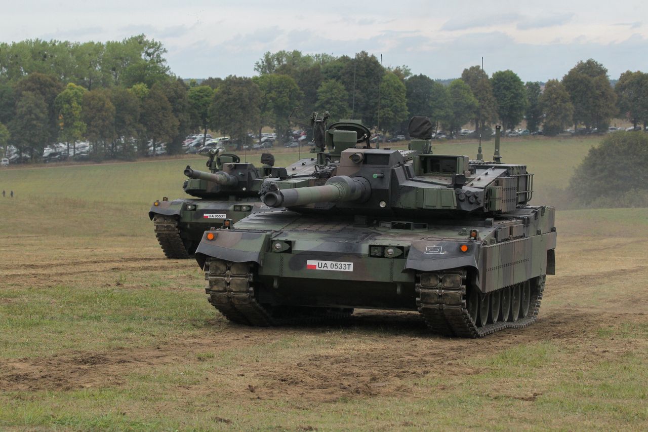 Pokaz dynamiczny czołgów K2 Black Panther 