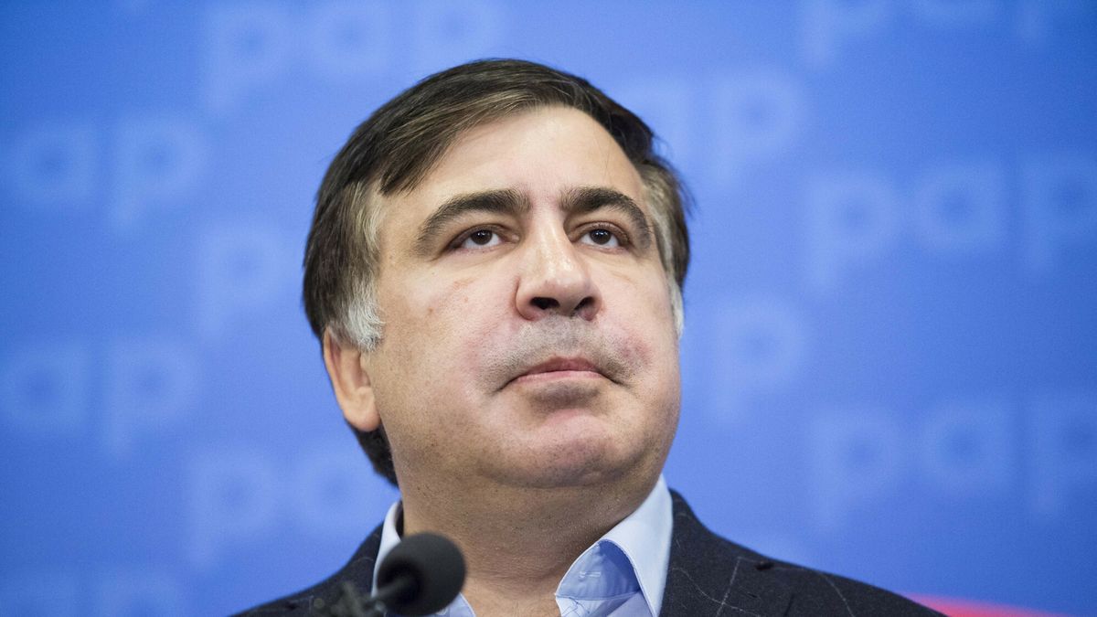 Micheil Saakaszwili. Zdjęcie archiwalne 