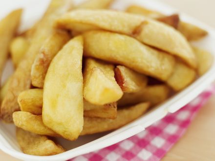 French fries z ojczyzny smażonych ziemniaków