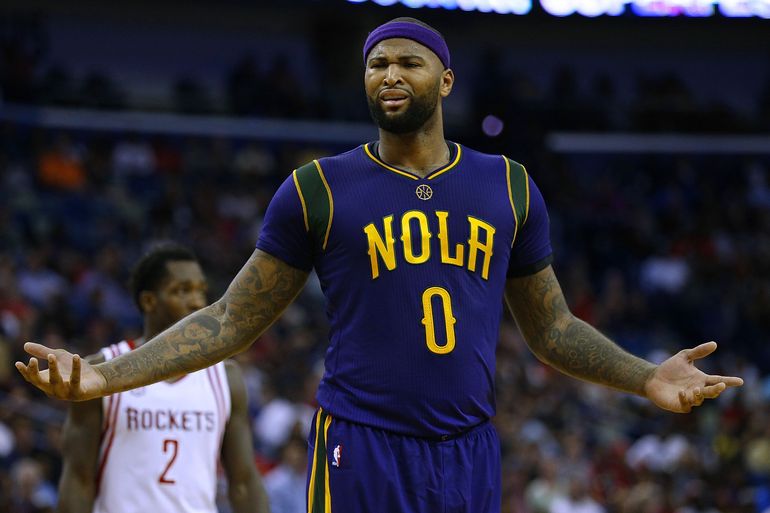DeMarcus Cousins w barwach New Orleans Pelicans