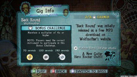 Nowość w Guitar Hero 5 - wyzwania