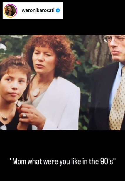 Stare zdjęcie Weroniki Rosati