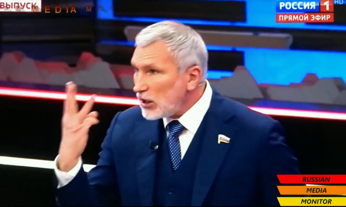"Cztery rakiety i z USA nic nie zostanie" - grzmiał w rosyjskiej TV czołowy polityk