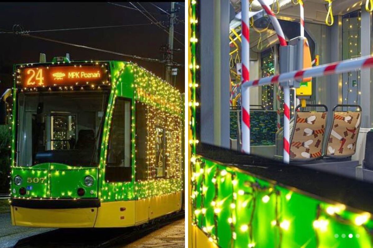 Tego tramwaju nie powstydziłby się św. Mikołaj. Kursuje w polskim mieście