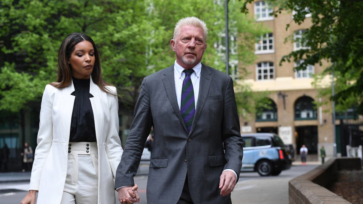 PAP/EPA / Na zdjęciu: Boris Becker i Lilian de Carvalho