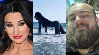 Steczkowska pręży się NA CZWORAKA w wodzie. Bedoes w zachwycie: "Pani Justyno..." (FOTO)