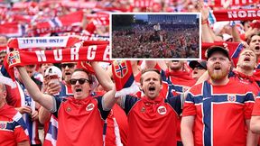 Niesamowite tłumy! Tylu Norwegów oglądało ostatni mecz na ulicach Oslo