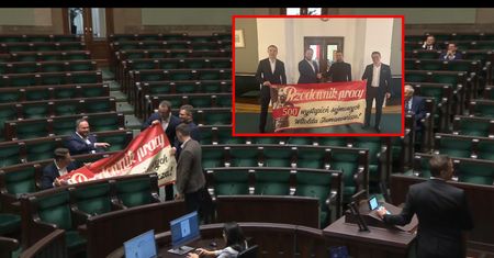 Kuriozalna scena w Sejmie. Koledzy z Konfederacji wsparli posła