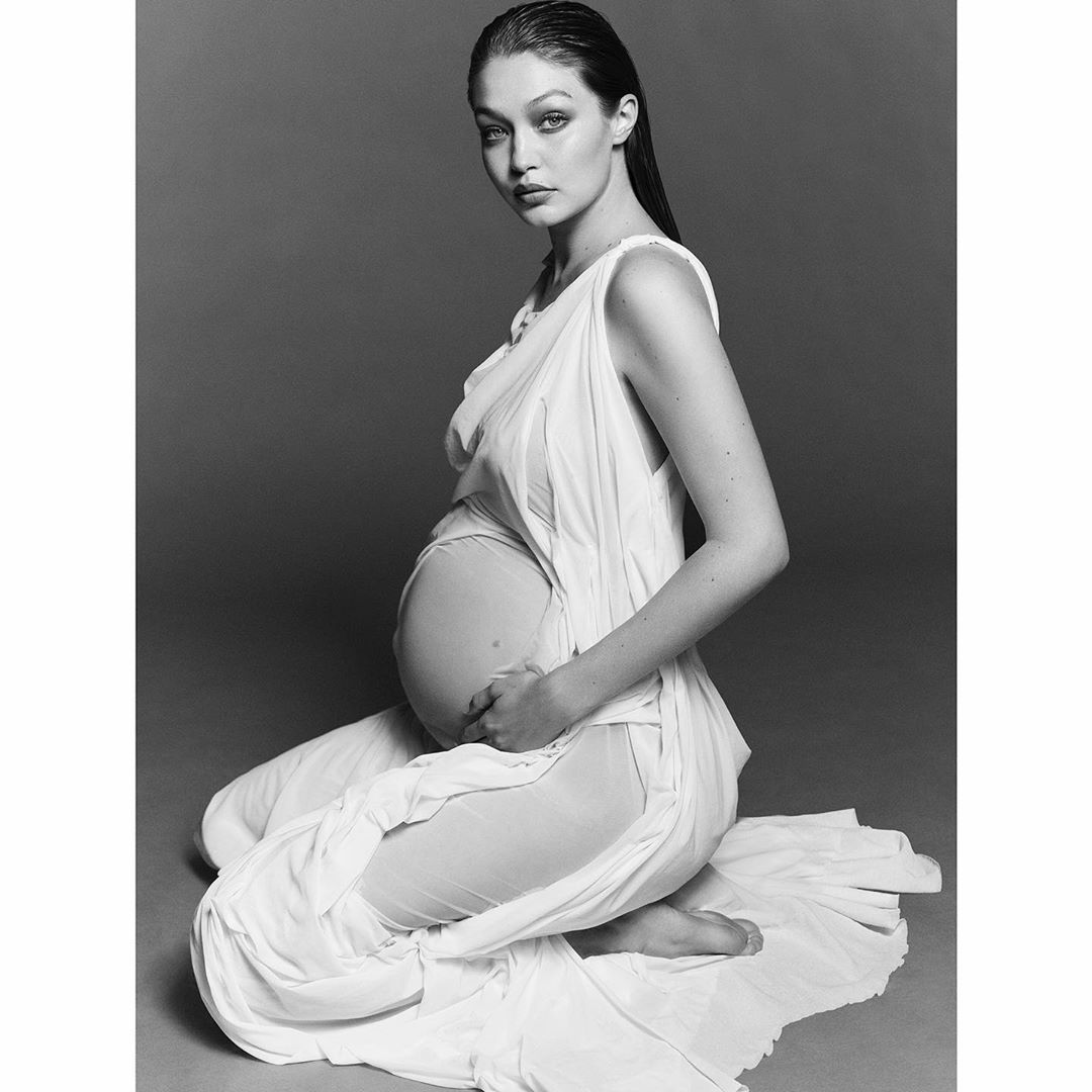 Gigi Hadid - sesja ciążowa