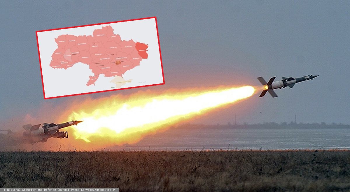Ukraiński system rakiet przeciwlotniczych w akcji